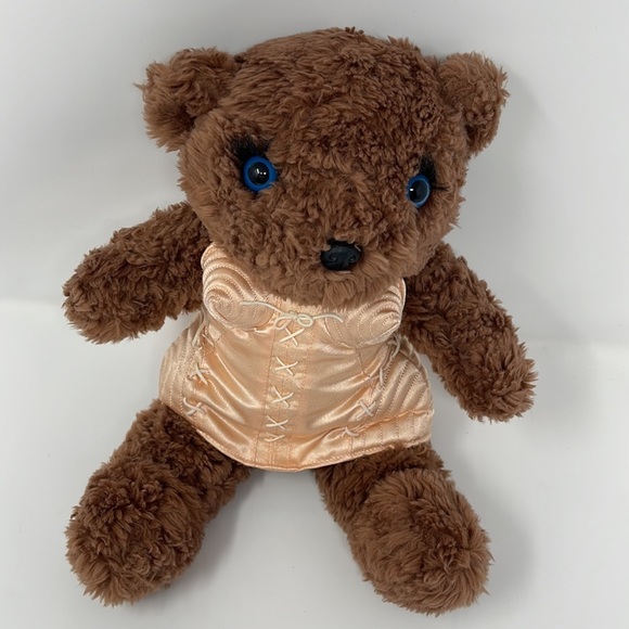 Jean Paul Gaultier Teddy Bear Bustier Brown pink Cone Bra - Picture 2 of 13